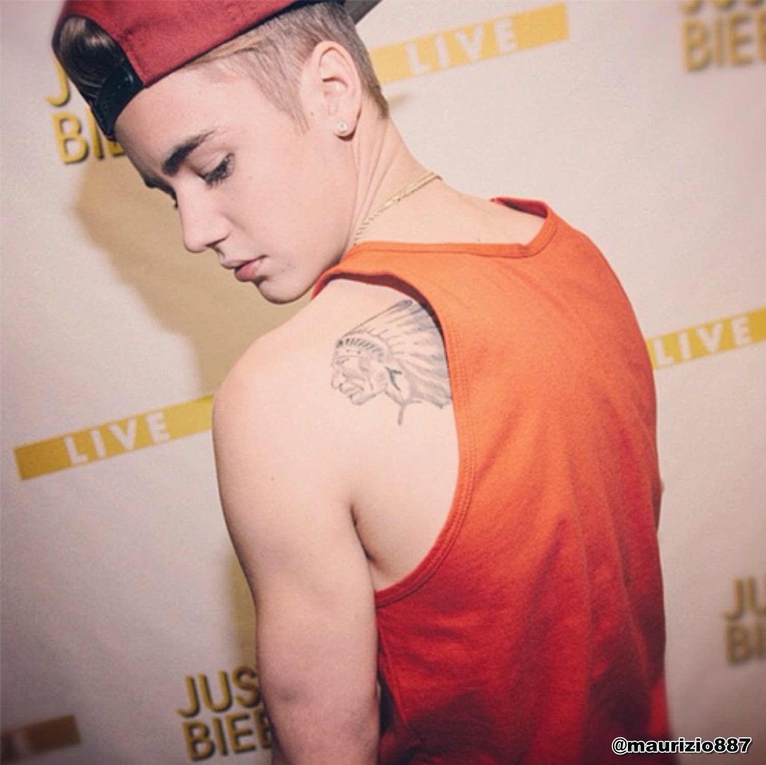 Justin Bieber Tattoo 2013