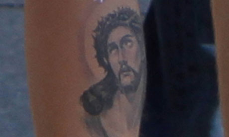 Justin Bieber Tattoo Jesus