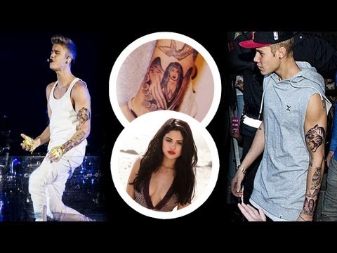 Justin Bieber Tattoo Selena Angel