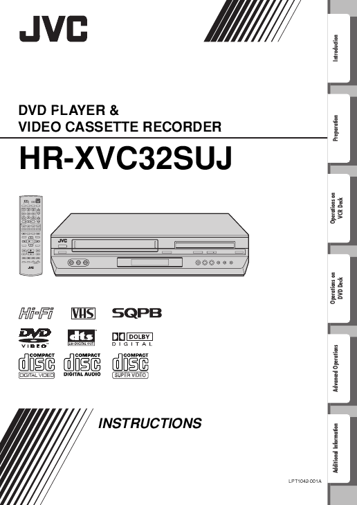 Jvc Tv Dvd Combo Manual