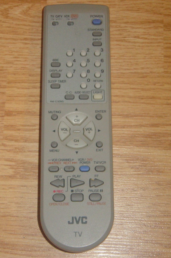 Jvc Tv Remote Control Manual