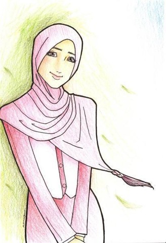 Kartun Gadis Solehah