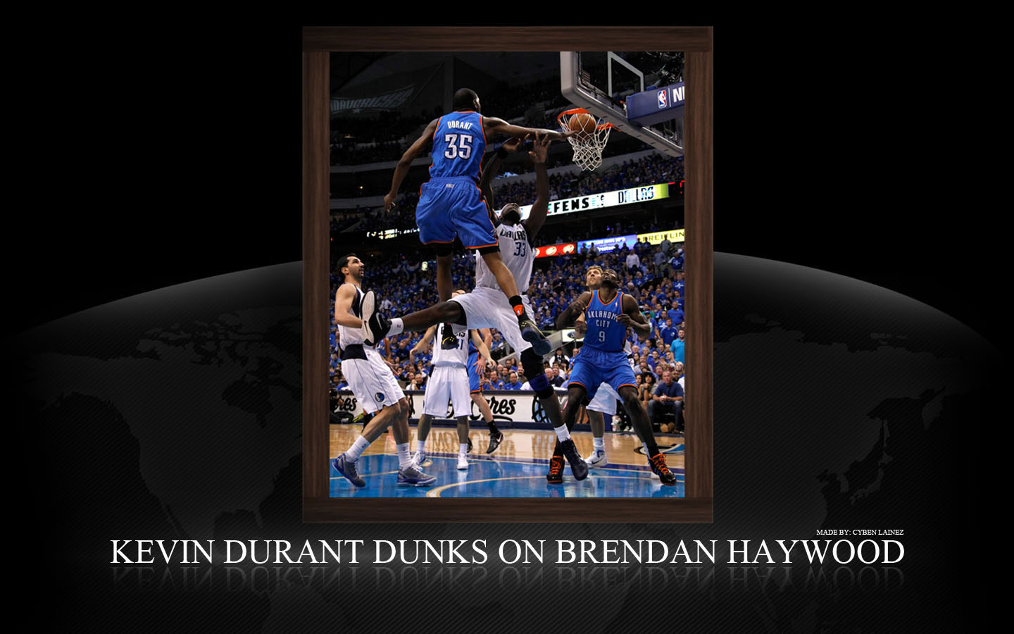 Kevin Durant Dunking Wallpaper