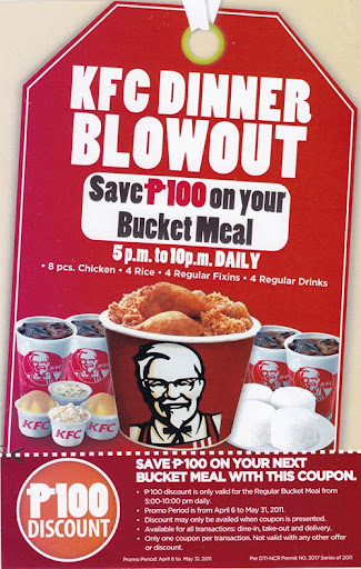 Kfc Bucket Meal Price List