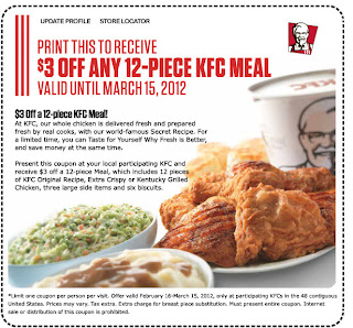 Kfc Coupons 2013 Usa