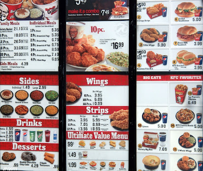 Kfc Menu Prices 2013