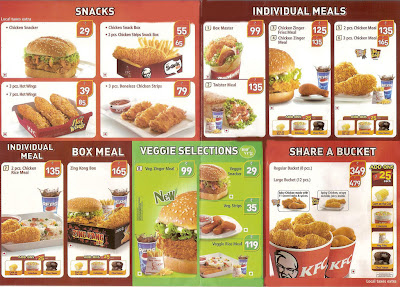 Kfc Menu Prices Uk