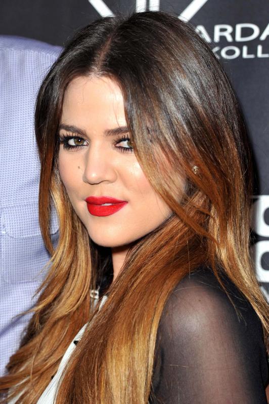 Khloe Kardashian Hair Color 2012
