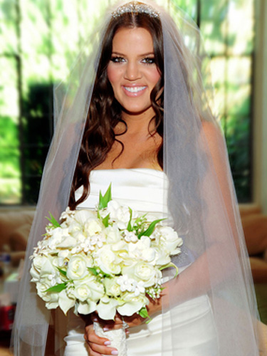 Khloe Kardashian Wedding Hair