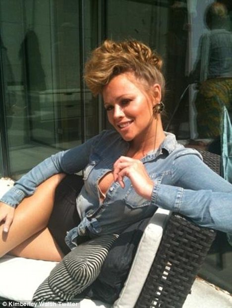 Kimberley Walsh Hair Up