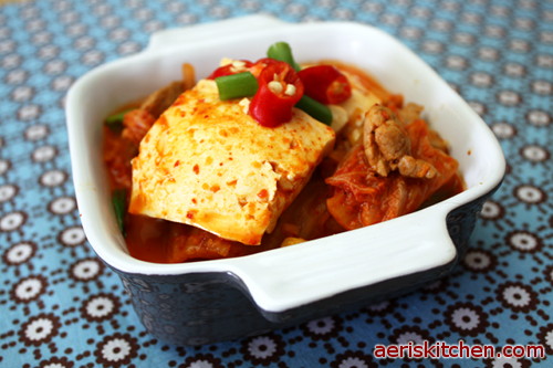 Kimchi Jjigae With Pork