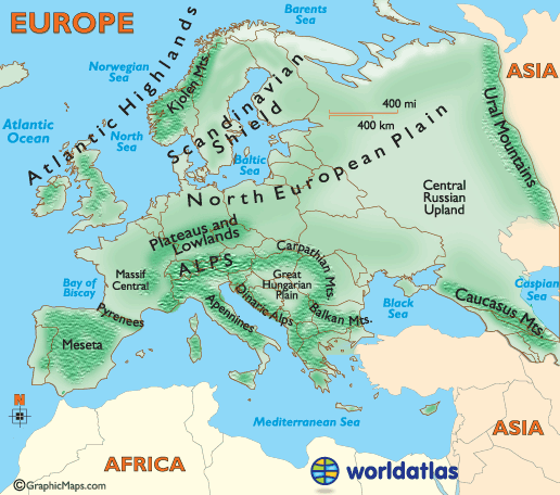 Kjolen Mountains Map