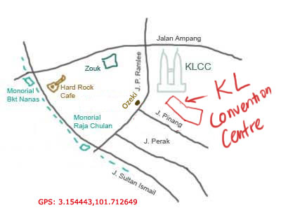 Klcc Convention Centre Map