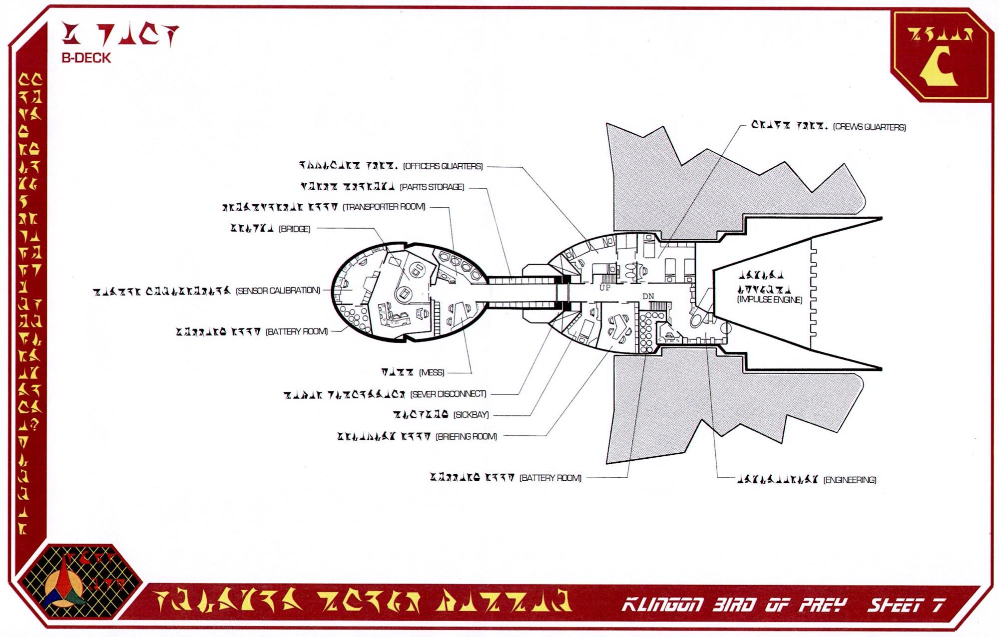 Klingon Bird Of Prey Schematics