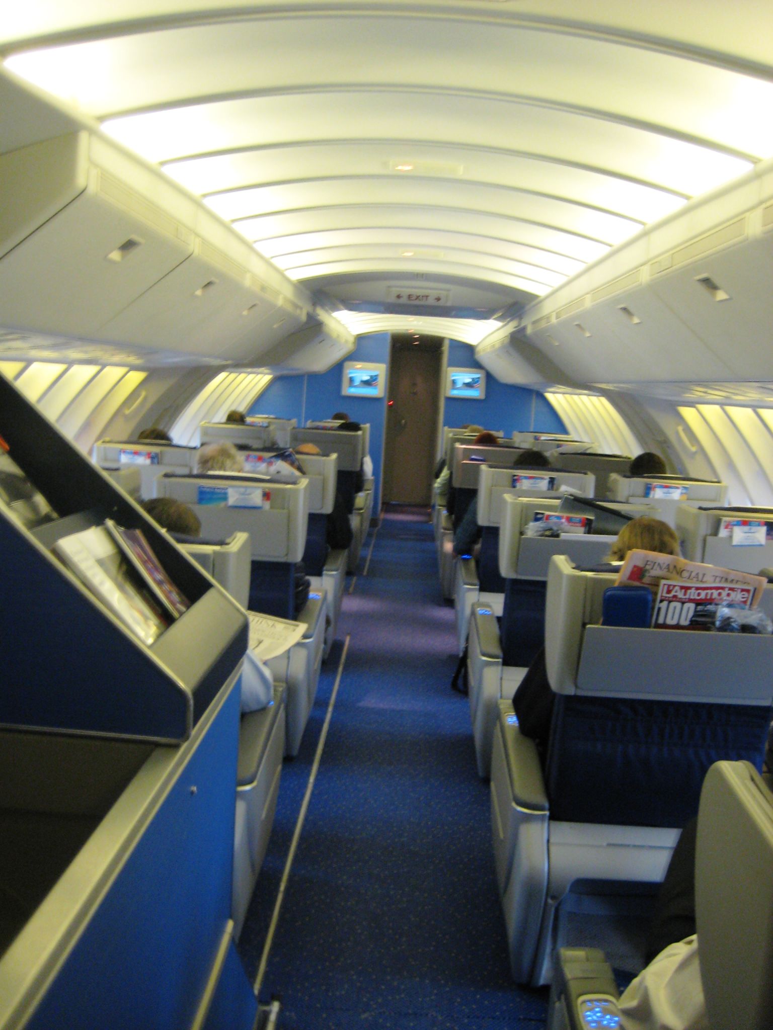 Klm 747 Combi Business Class