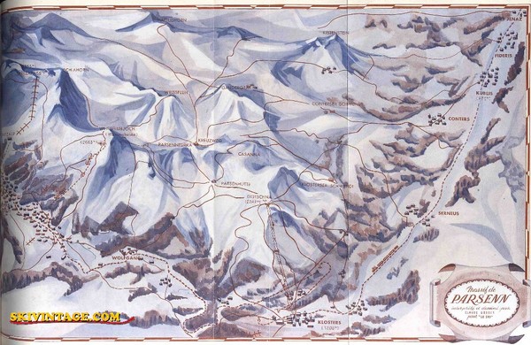 Klosters Davos Ski Map