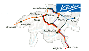 Klosters Map