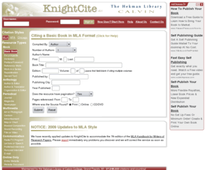 Knightcite Citation Service Url