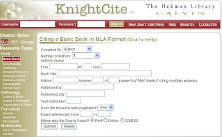 Knightcite.com Apa Format