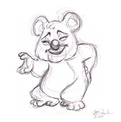 Koala Cartoon Face