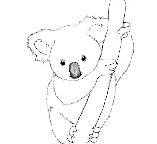 Koala Cartoon Face