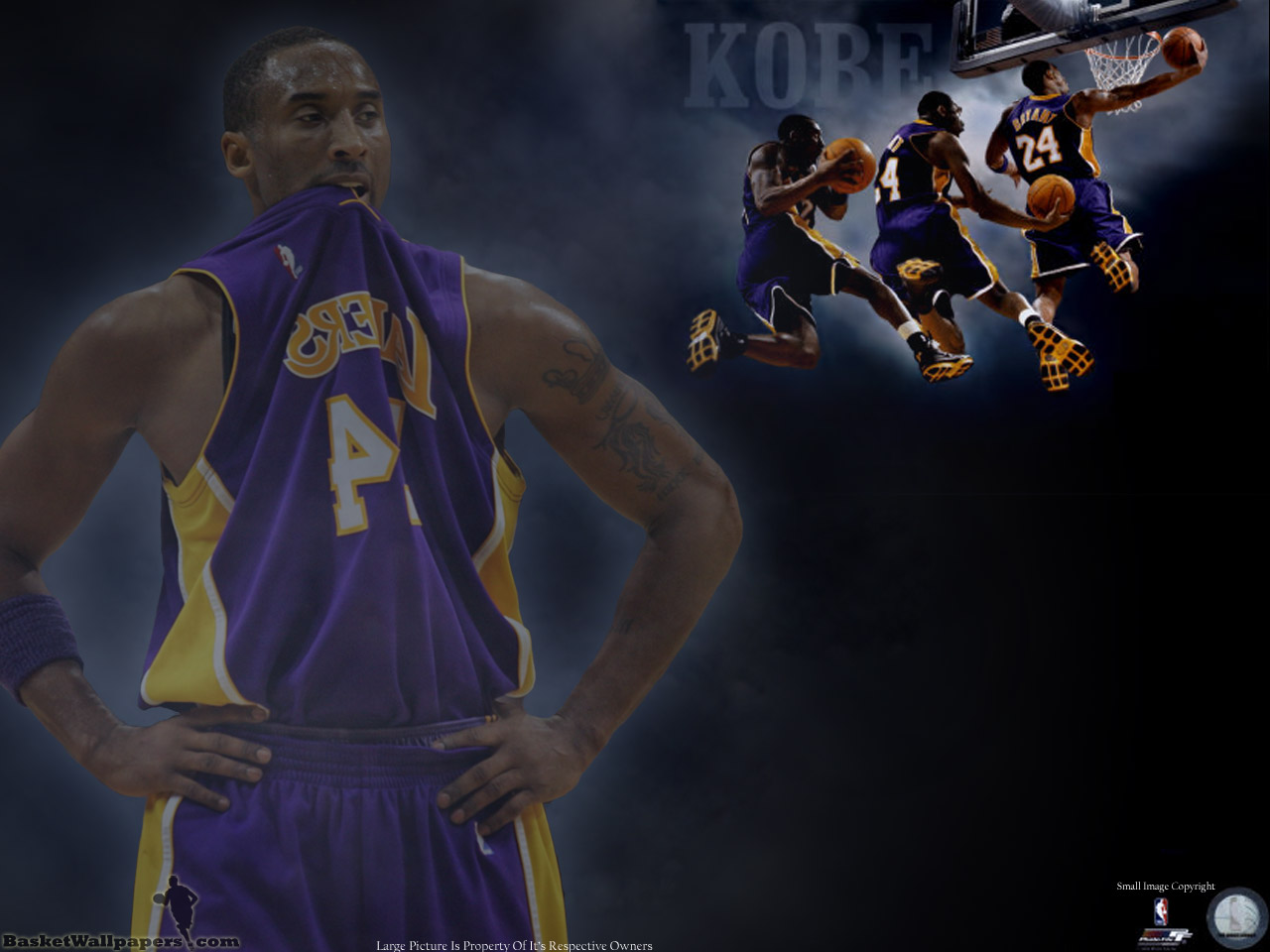 Kobe Bryant Dunking Wallpaper