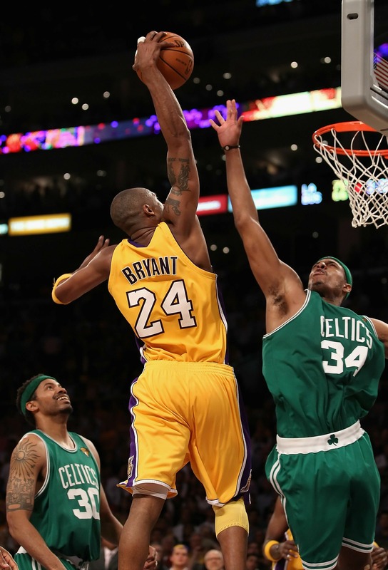 Kobe Dunking On Someone