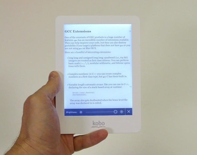 Kobo Ereader Review Uk