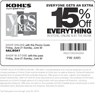 Kohls Printable Coupons July 2013