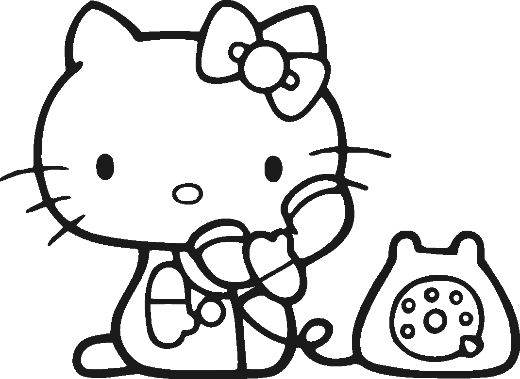 Kolorowanki Dla Dzieci Hello Kitty