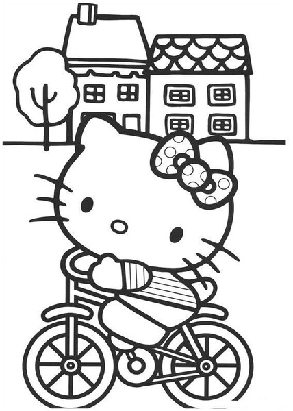 Kolorowanki Dla Dzieci Hello Kitty