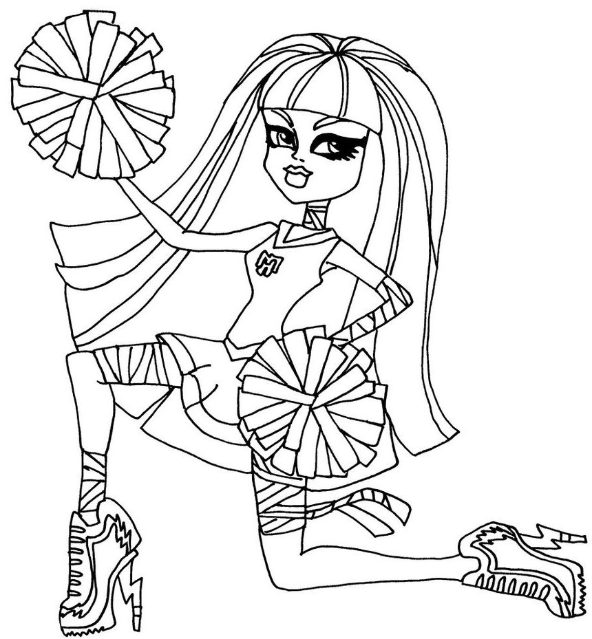 Kolorowanki Monster High Do Wydruku