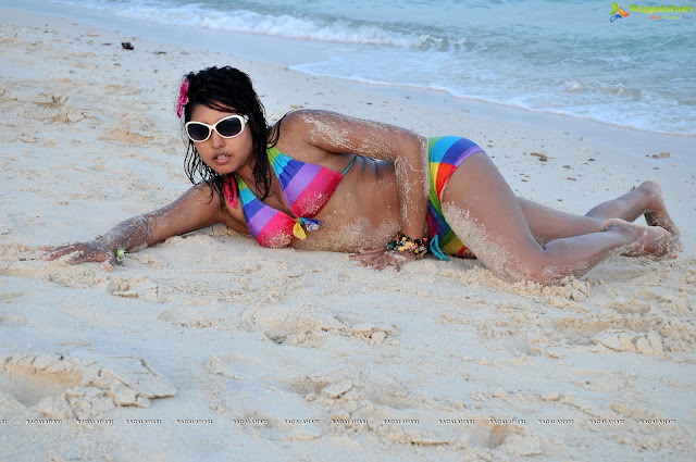 Komal Jha Hot Beach