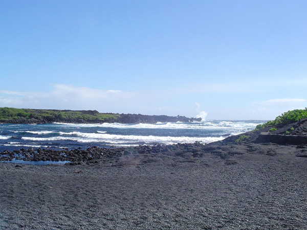 Kona Hawaii Beaches Black Sand