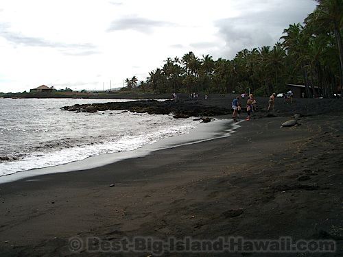 Kona Hawaii Beaches Black Sand