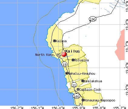 Kona Hawaii Map