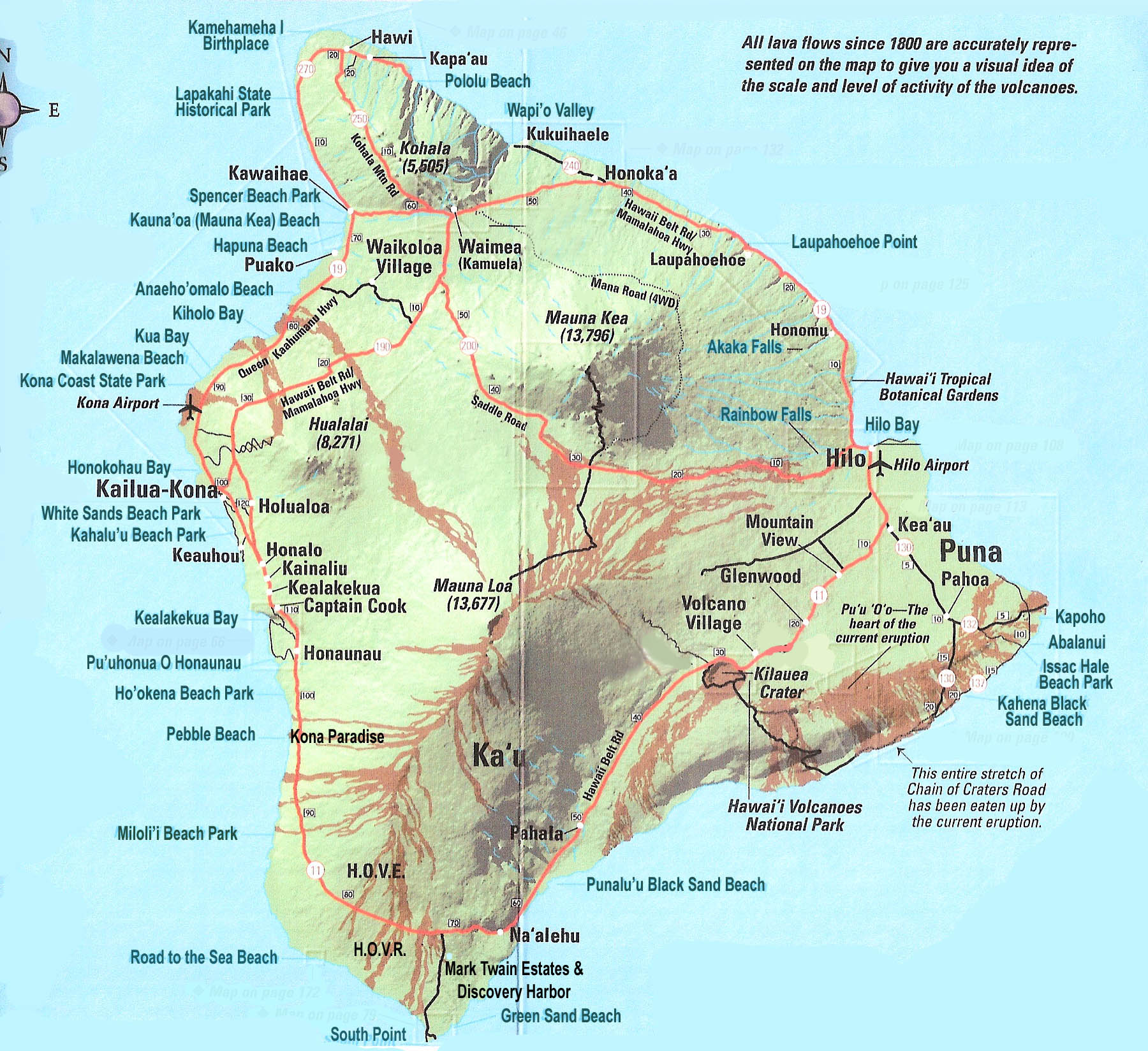 Kona Hawaii Map