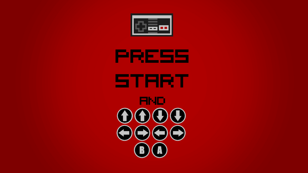 Konami Code Wallpaper