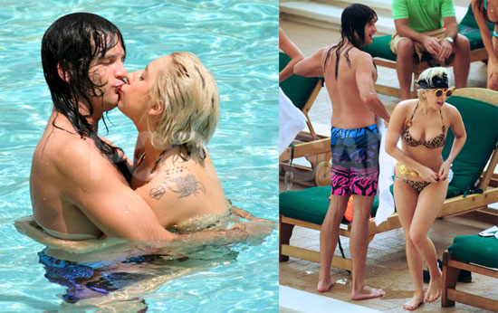 Lady Gaga Boyfriend Kissing