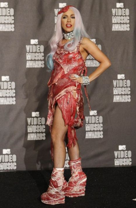 Lady Gaga Meat Dress