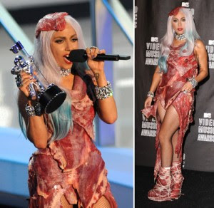 Lady Gaga Meat Dress Real Meat