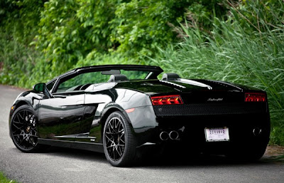 Lamborghini Gallardo Spyder Black Wallpaper