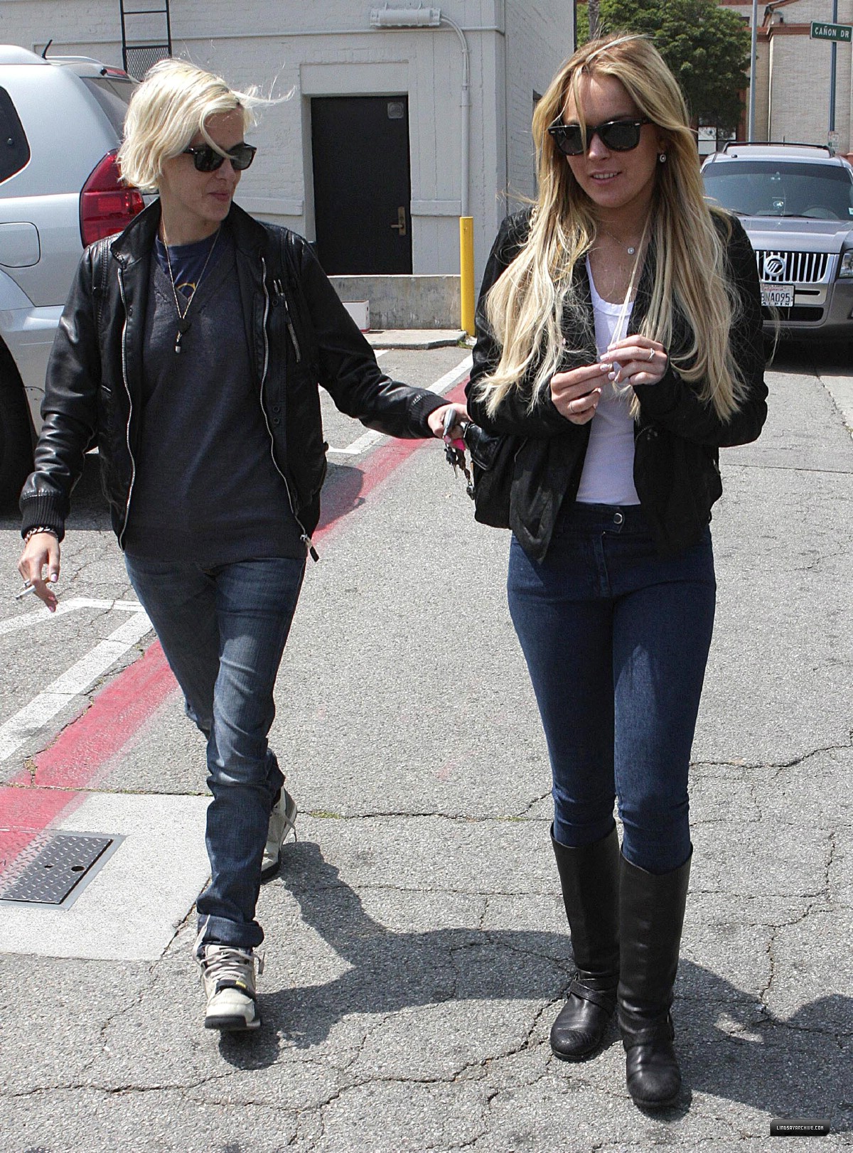 Lindsay Lohan And Samantha Ronson