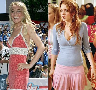 Lindsay Lohan Before And After Skinny