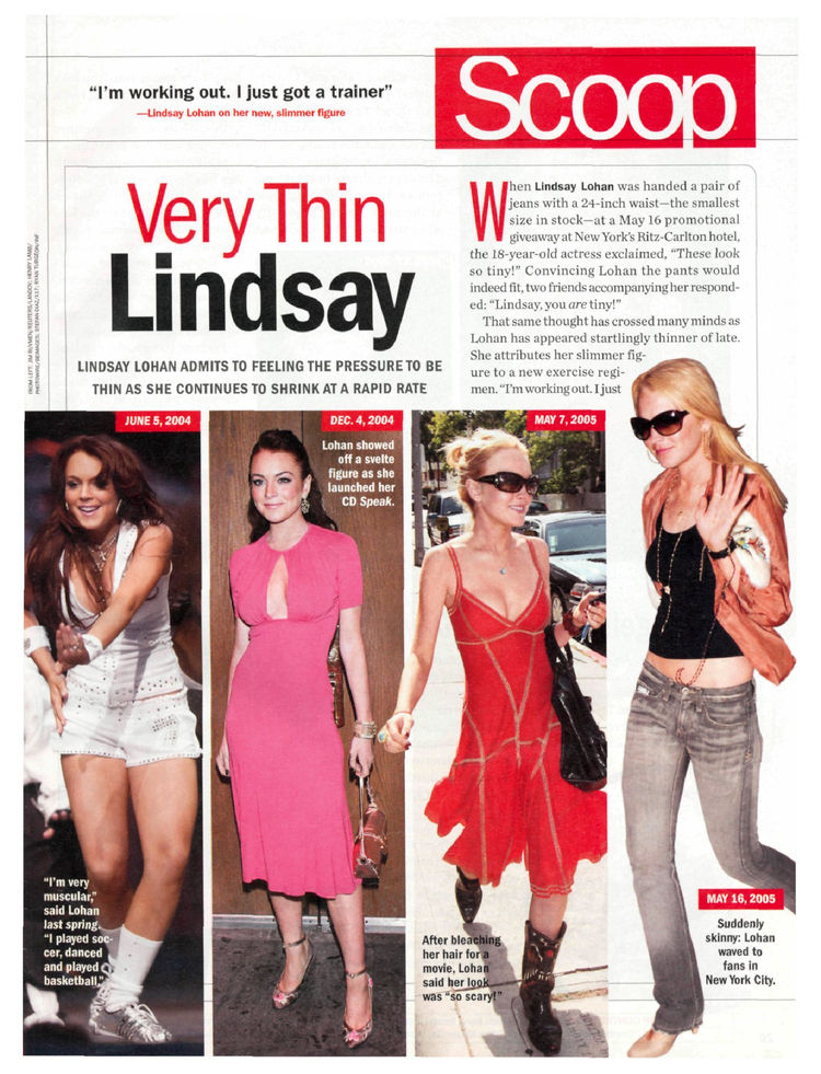 Lindsay Lohan Skinny Weight