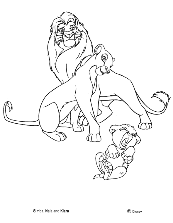 Lion King 2 Coloring Pages