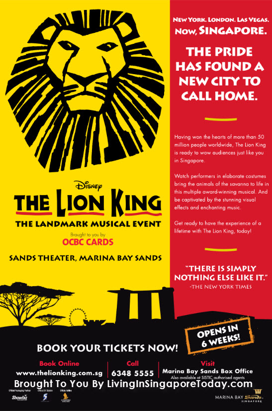 Lion King Musical Poster