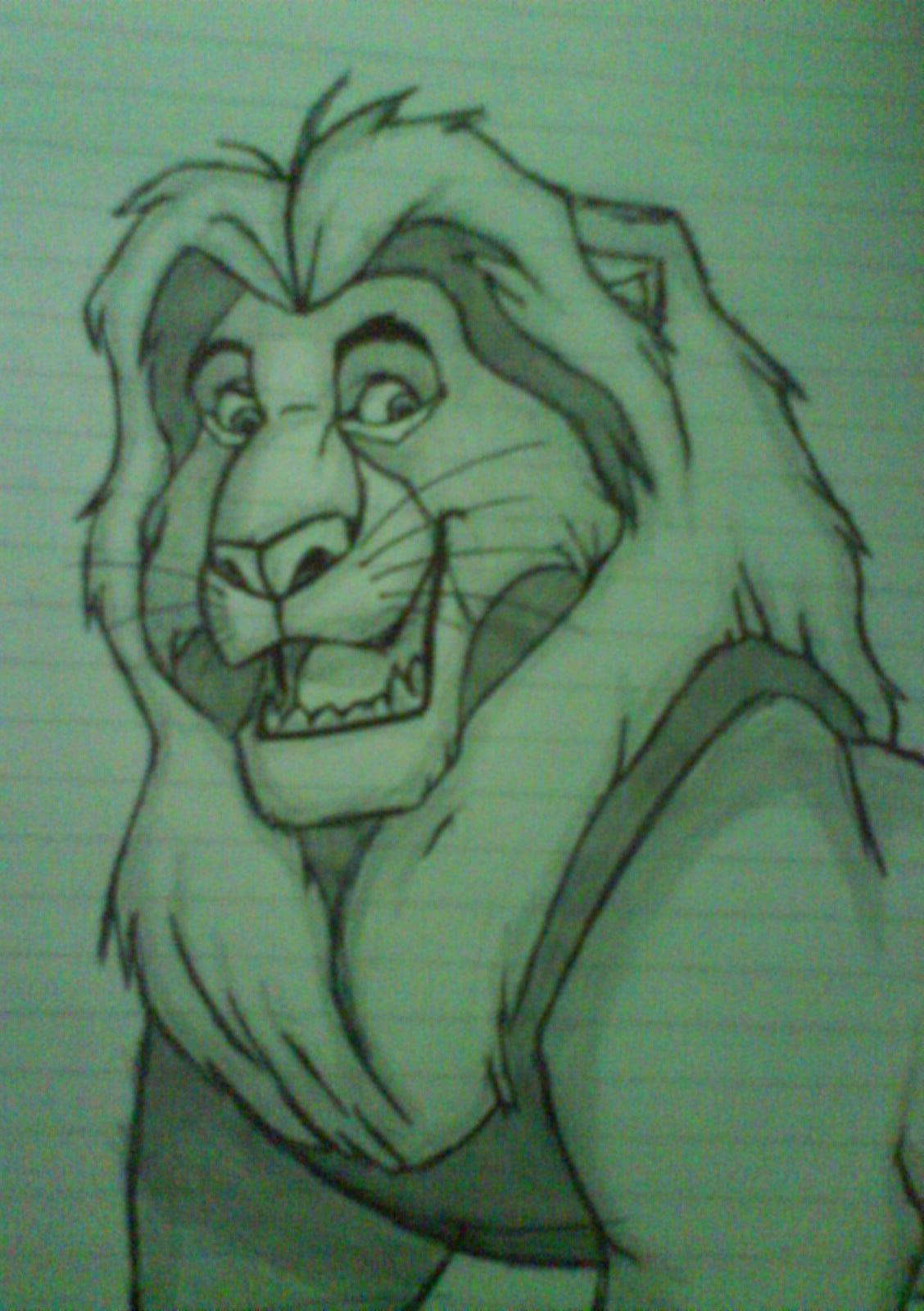 Lion King Simba Drawing