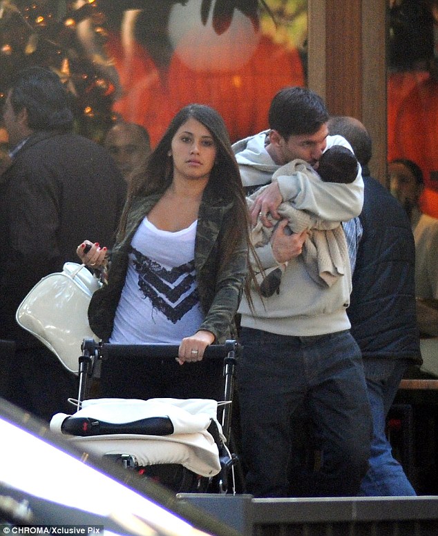 Lionel Messi Wife And Son