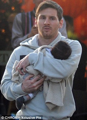 Lionel Messi Wife And Son